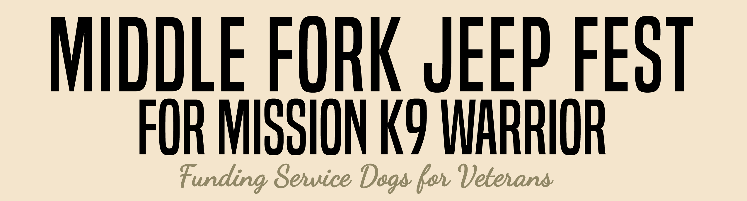 Jeep Fest for Mission K9 Warriors
